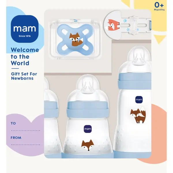 MAM MAM Welcome to the World 0m+ poklon set za bebe Blue 1 kom