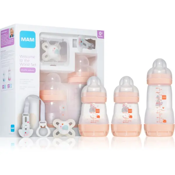 MAM MAM Welcome to the World Pink poklon set za bebe