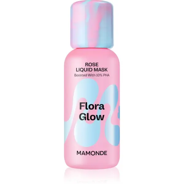 MAMONDE MAMONDE Flora Glow Rose Liquid Mask hidratantna maska za lice s eksfolijacijskim učinkom 80 ml