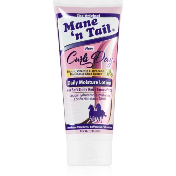 Mane 'N Tail Mane 'N Tail Curls Day Daily Moisture Lotion njega za hidrataciju bez ispiranja za nježnu kosu 192 ml