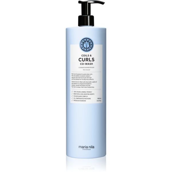 Maria Nila Maria Nila Coils & Curls Co-Wash šampon i regenerator za valovitu i kovrčavu kosu 1000 ml