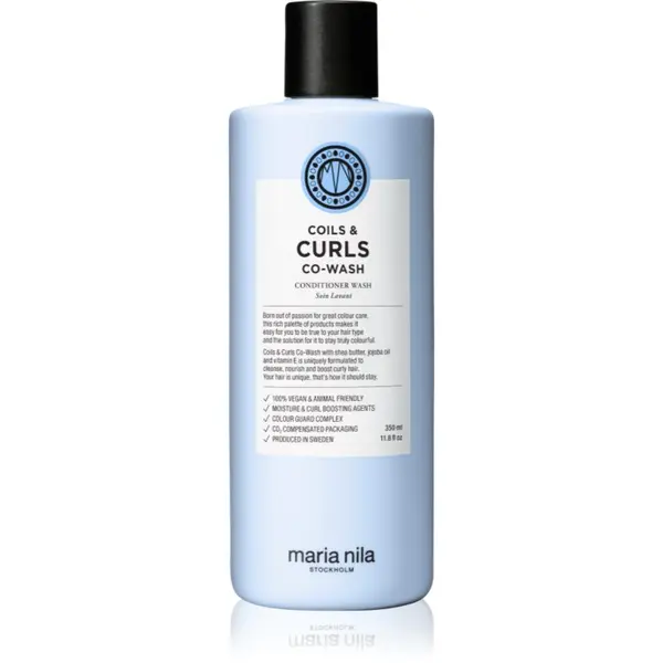 Maria Nila Maria Nila Coils & Curls Co-Wash šampon i regenerator za valovitu i kovrčavu kosu 350 ml