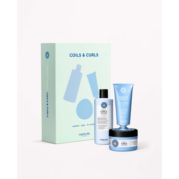 Maria Nila Maria Nila Coils & Curls Holiday Box poklon set za valovitu i kovrčavu kosu