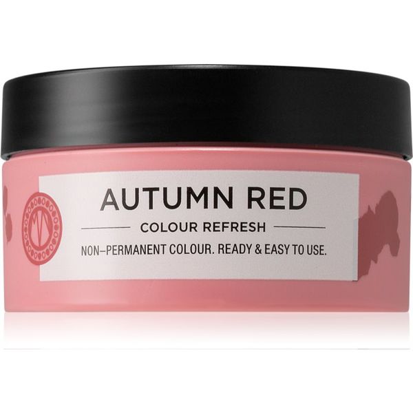 Maria Nila Maria Nila Colour Refresh Autumn Red blaga hranjiva maska bez trajnih pigmenata traje 4 – 10 pranja 6.60 100 ml