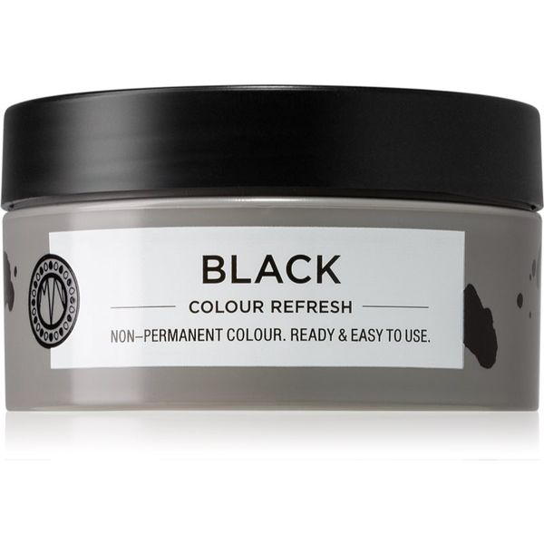 Maria Nila Maria Nila Colour Refresh Black blaga hranjiva maska bez trajnih pigmenata traje 4 – 10 pranja 2.00 100 ml