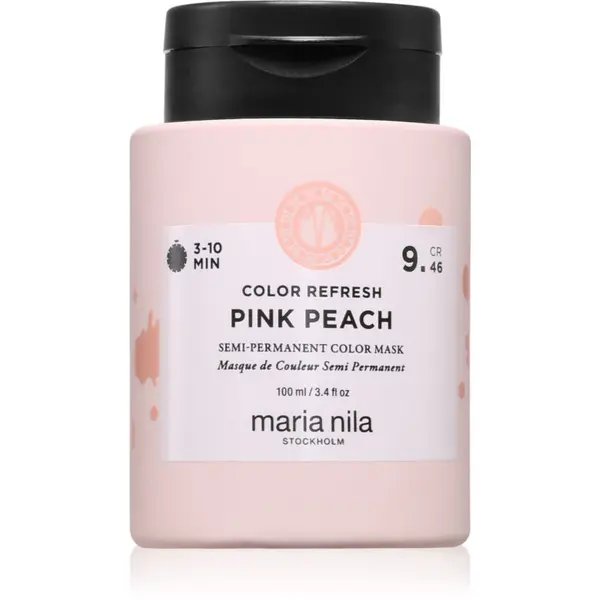 Maria Nila Maria Nila Colour Refresh blaga hranjiva maska bez trajnih pigmenata nijansa Pink Peach 9.46 100 ml
