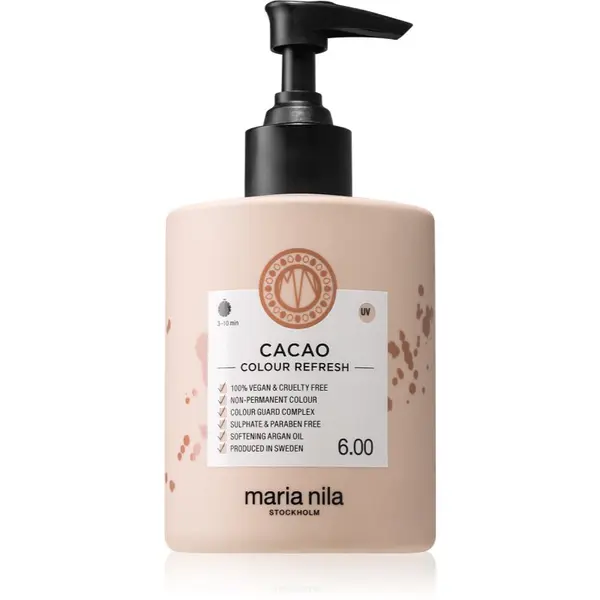 Maria Nila Maria Nila Colour Refresh Cacao blaga hranjiva maska bez trajnih pigmenata traje 4 – 10 pranja 6.00 300 ml