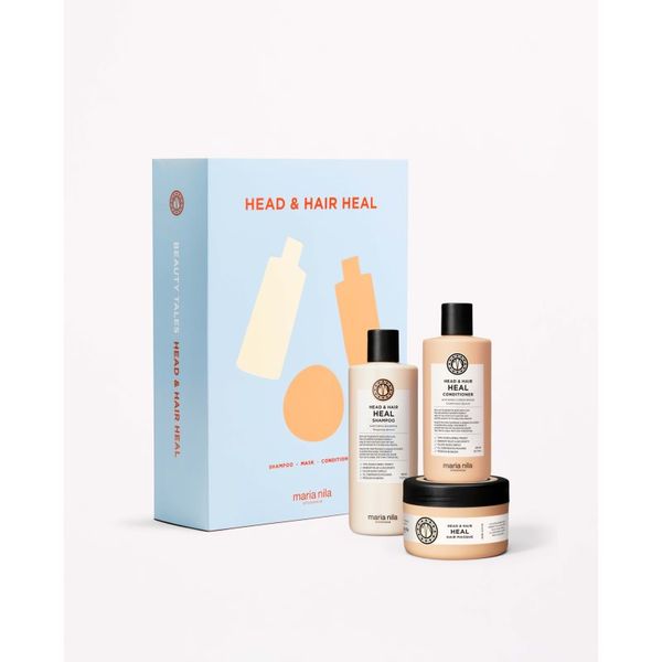 Maria Nila Maria Nila Head & Hair Heal Holiday Box poklon set za oštećenu i lomljivu kosu