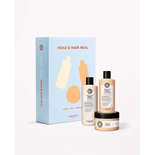Maria Nila Maria Nila Head & Hair Heal Holiday Box poklon set za oštećenu i lomljivu kosu