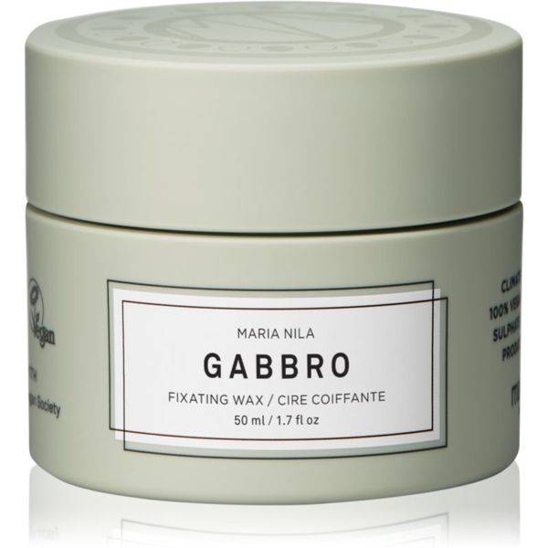 Maria Nila Maria Nila Minerals Gabbro brzosušeći vosak za oblikovanje kratke frizure 50 ml