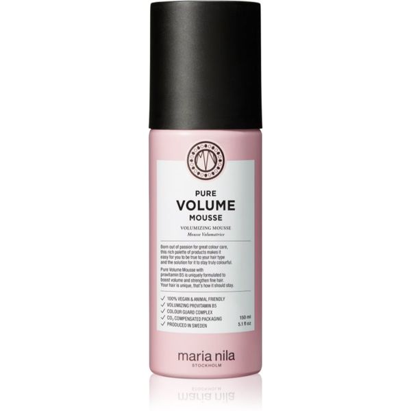 Maria Nila Maria Nila Pure Volume Mousse pjena za volumen kose 150 ml