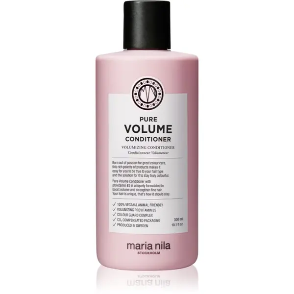 Maria Nila Maria Nila Pure Volume regenerator za volumen tanke kose s hidratantnim učinkom bez sulfata 300 ml