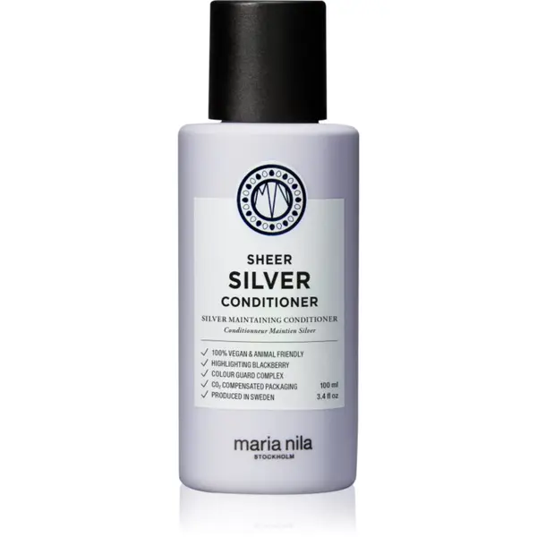 Maria Nila Maria Nila Sheer Silver Conditioner hidratantni regenerator za neutralizaciju žutih tonova bez sulfata 100 ml