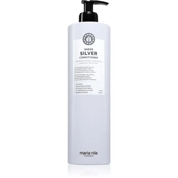 Maria Nila Maria Nila Sheer Silver Conditioner hidratantni regenerator za neutralizaciju žutih tonova bez sulfata 1000 ml