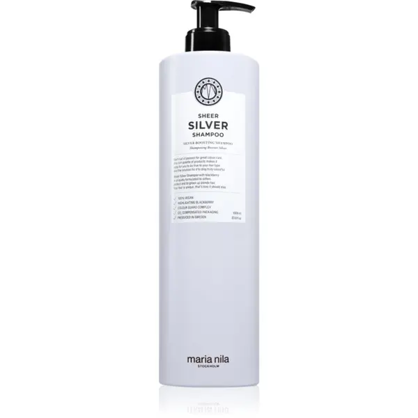 Maria Nila Maria Nila Sheer Silver Shampoo šampon za neutraliziranje bakrenih tonova 1000 ml