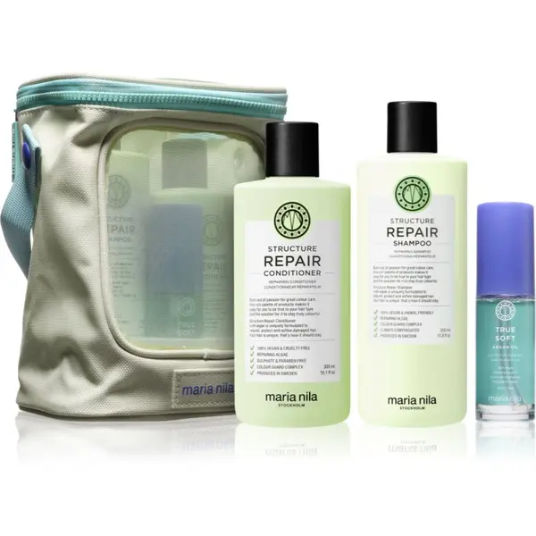Maria Nila Maria Nila Structure Repair Beauty Bag poklon set za suhu i oštećenu kosu