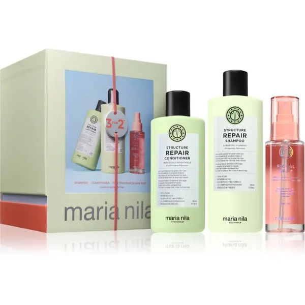 Maria Nila Maria Nila Structure Repair Holiday Box poklon set za suhu i oštećenu kosu