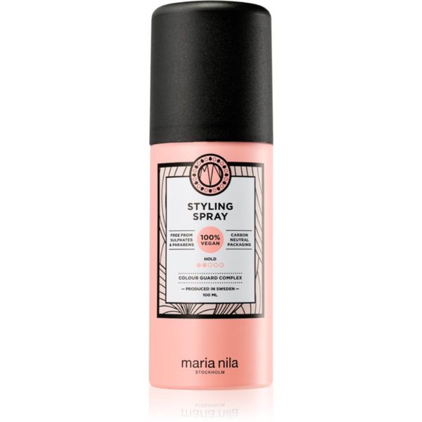 Maria Nila Maria Nila Style & Finish Styling Spray lak za kosu s blagim učvršćivanjem bez sulfata Styling Spray 100 ml