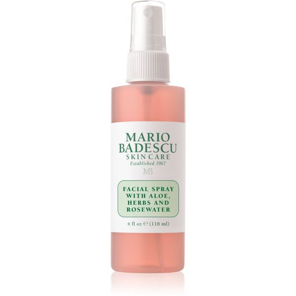 Mario Badescu Mario Badescu Facial Spray with Aloe, Herbs and Rosewater magla za toniranje lica za sjaj i hidrataciju 118 ml