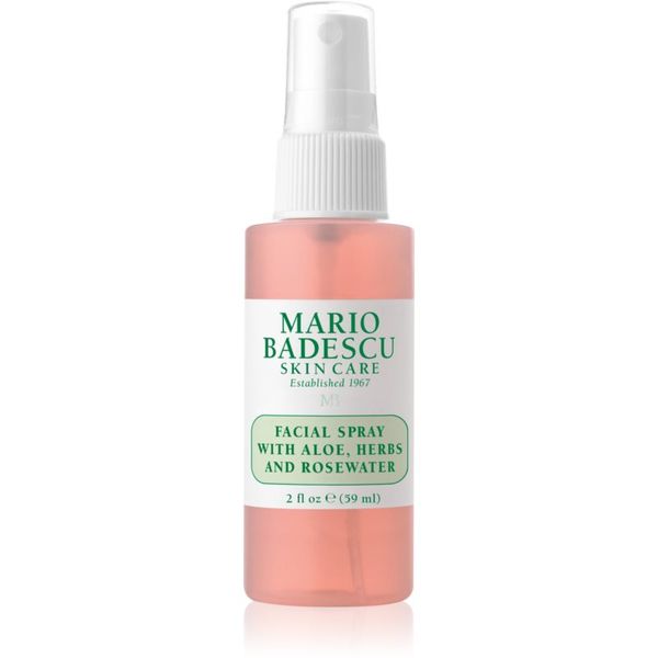 Mario Badescu Mario Badescu Facial Spray with Aloe, Herbs and Rosewater magla za toniranje lica za sjaj i hidrataciju 59 ml