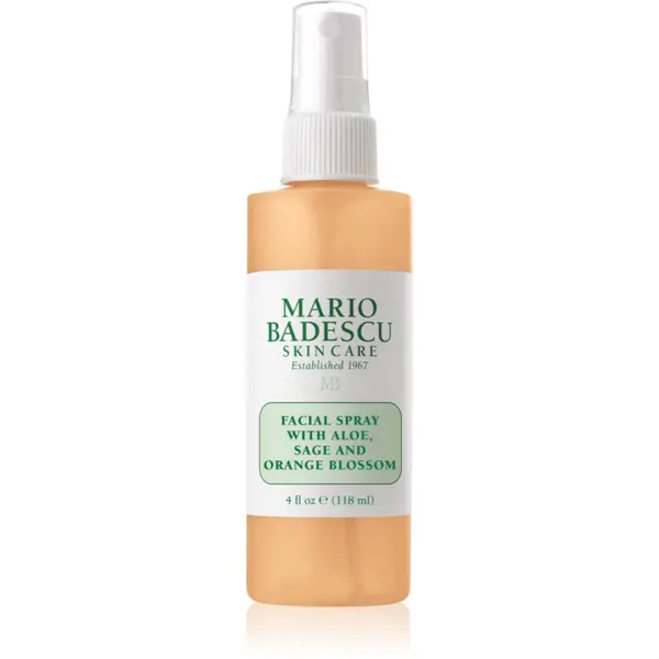 Mario Badescu Mario Badescu Facial Spray with Aloe, Sage and Orange Blossom energetska hidratantna magla za lice 118 ml