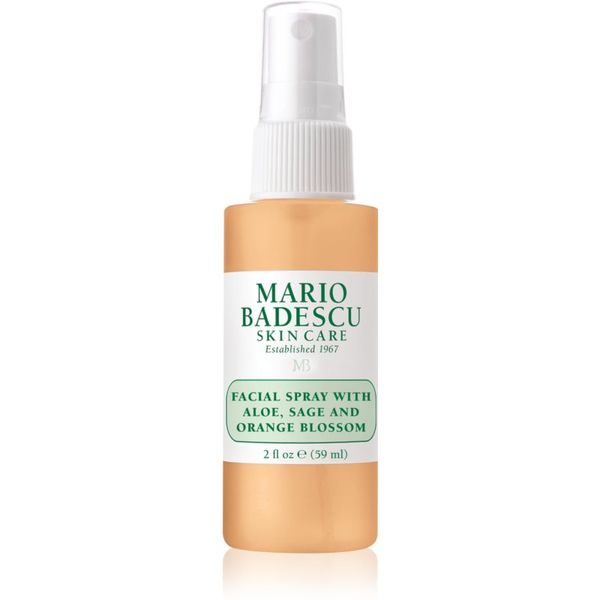 Mario Badescu Mario Badescu Facial Spray with Aloe, Sage and Orange Blossom energetska hidratantna magla za lice 59 ml