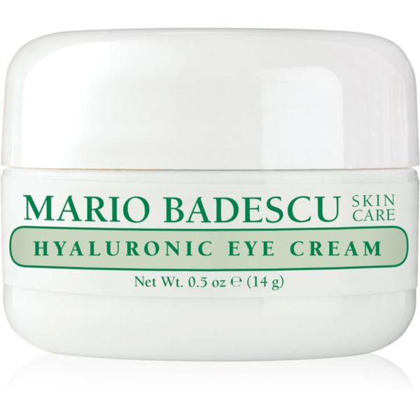 Mario Badescu Mario Badescu Hyaluronic Eye Cream krema za oči za hidrataciju i zaglađivanje s hijaluronskom kiselinom 14 g