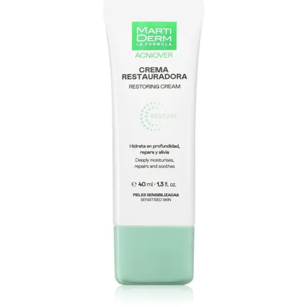 Martiderm MartiDerm Acniover Restoring Cream regenerirajuća krema za lice s prebioticima 40 ml