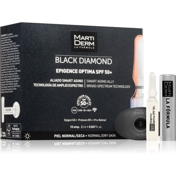 Martiderm MartiDerm Black Diamond Epigence Optima SPF 50+ zaštitni serum u ampulama SPF 50+ 10x2 ml