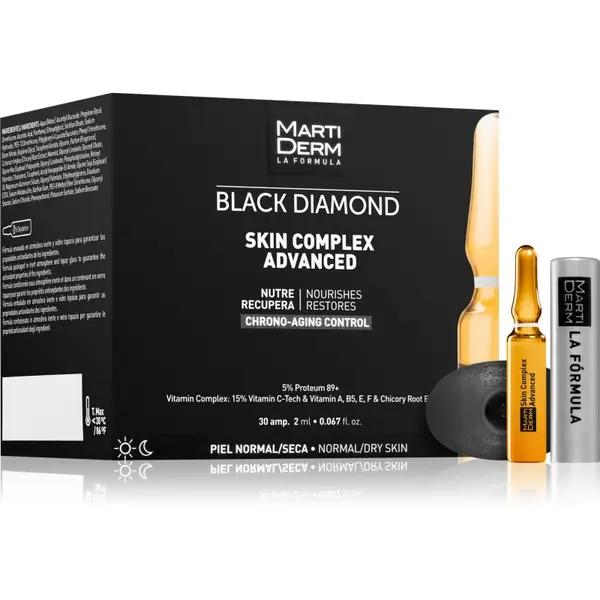 Martiderm MartiDerm Black Diamond Skin Complex Advanced ampule za umornu kožu lica 30x2 ml