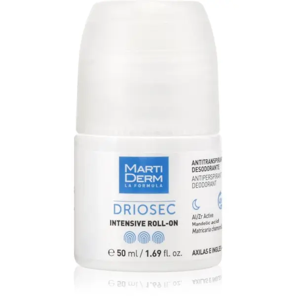 Martiderm MartiDerm Driosec Intensive Roll-On antiperspirant protiv pretjeranog znojenja 50 ml