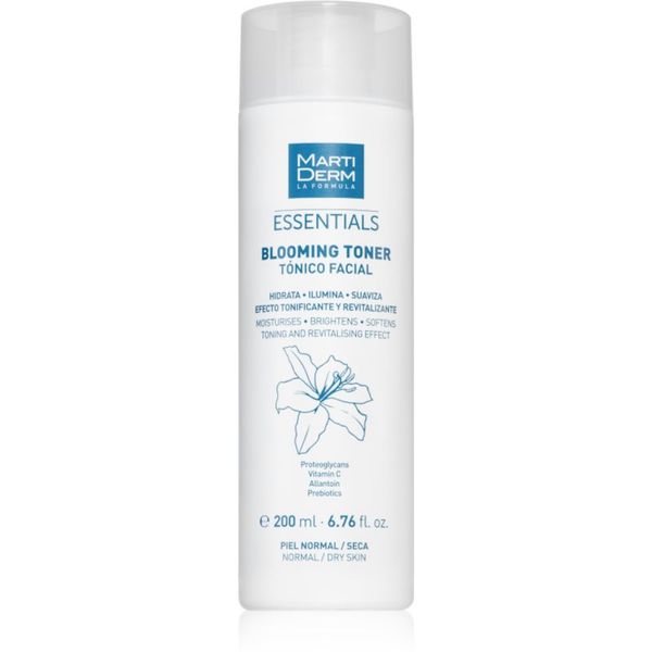 Martiderm MartiDerm Essentials posvjetljujuća i hidratantna voda za lice 200 ml
