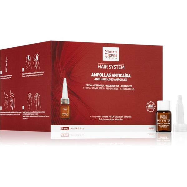 Martiderm MartiDerm Hair System ampule protiv gubitka kose 28 kom