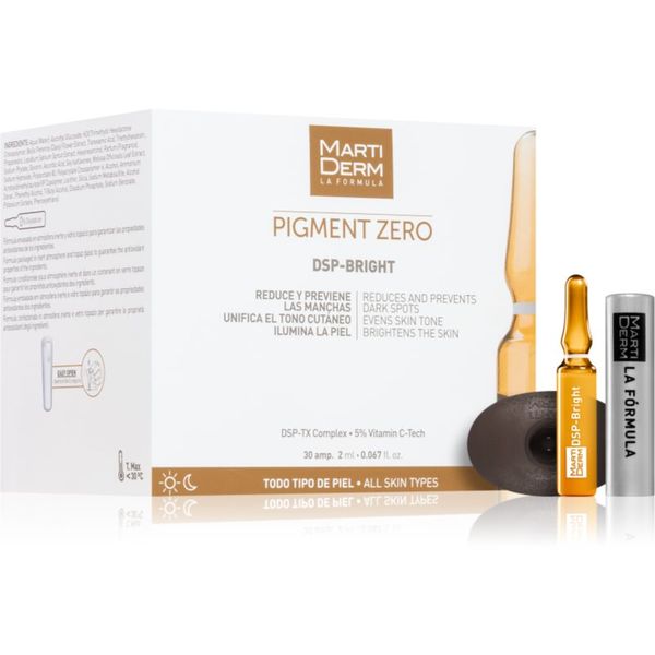 Martiderm MartiDerm Pigment Zero DSP-BRIGHT ampule za sjaj lica s vitaminom C 30x2 ml