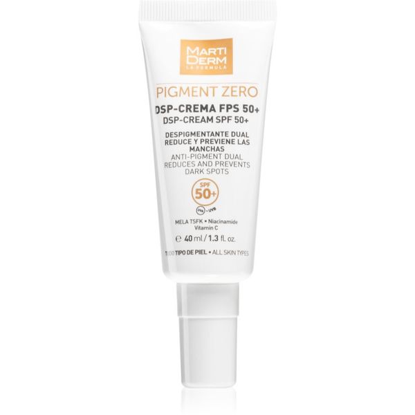 Martiderm MartiDerm Pigment Zero DSP-Cream dnevna krema protiv pigmentnih mrlja SPF 50+ 40 ml