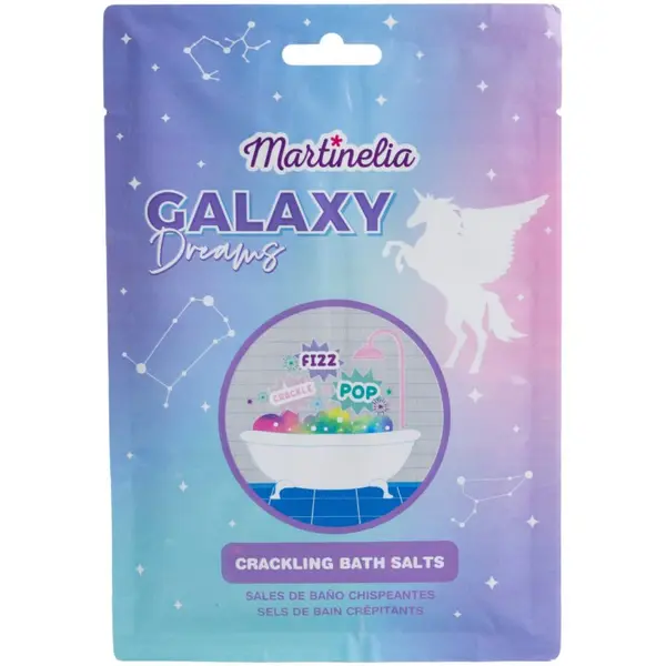 Martinelia Martinelia Galaxy Dreams Crackling Bath Salts sol za kupku za djecu 30 g