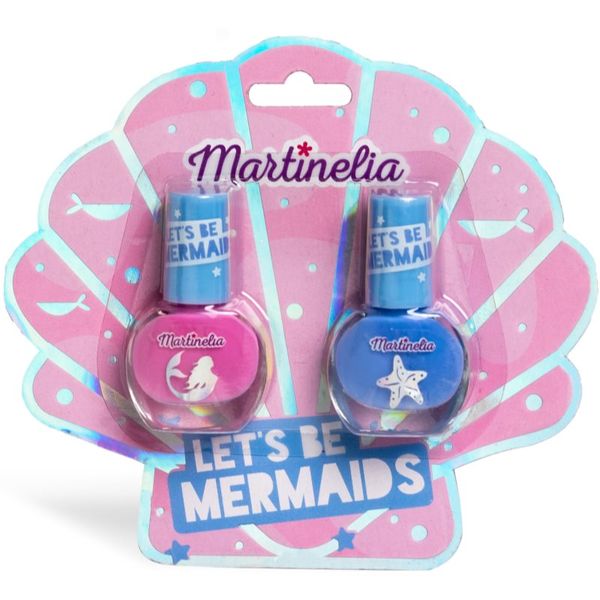 Martinelia Martinelia Let´s be Mermaid Nail Duo set lakova za nokte za djecu više nijansi Pink, Blue 2x4 ml