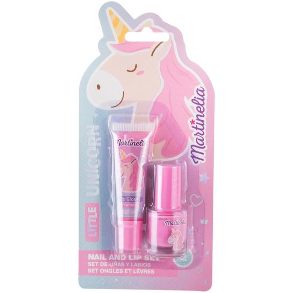 Martinelia Martinelia Little Unicorn Nail & Lip Set poklon set (za djecu)