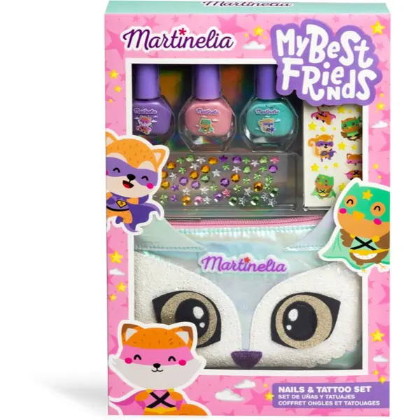 Martinelia Martinelia My Best Friends Nails & Tattoo set za djecu 3+