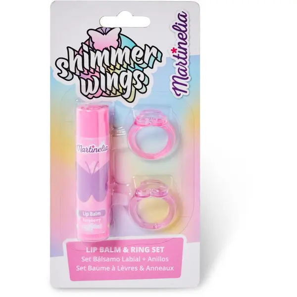 Martinelia Martinelia Shimmer Wings Lip Balm & Ring Set set za djecu