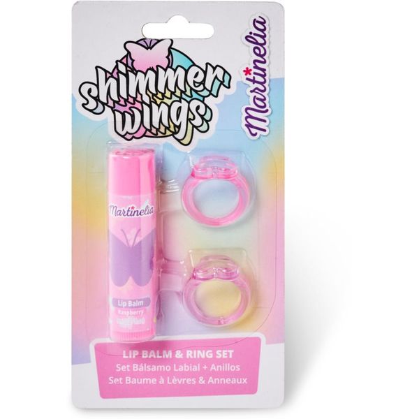 Martinelia Martinelia Shimmer Wings Lip Balm & Ring Set set (za djecu)