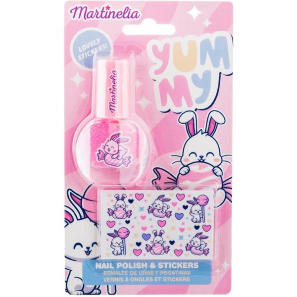 Martinelia Martinelia Yummy Polish & Stickers set za djecu 1 kom