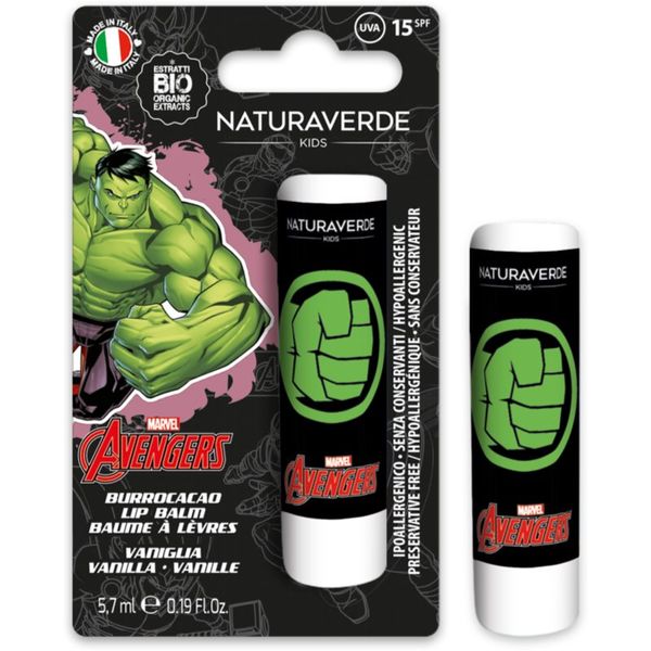 Marvel Marvel Avengers Lip Balm balzam za usne za djecu Vanilla SPF 15 5,7 ml