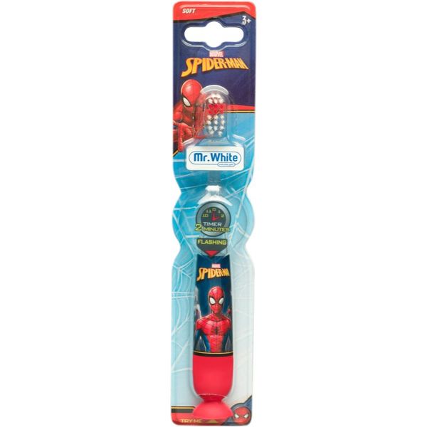 Marvel Marvel Spiderman Flashing Toothbrush četkica za zube soft za djecu 3y+ 1 kom