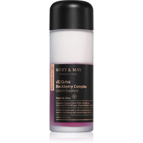 MARY & MAY MARY & MAY Blackberry Complex Cream Essence koncentrirana hidratantna esencija za osjetljivu kožu lica 140 ml
