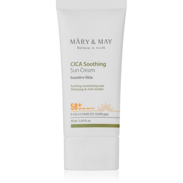 MARY & MAY MARY & MAY Cica Soothing umirujuća i zaštitna krema SPF 50+ 50 ml