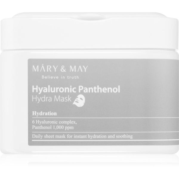 MARY & MAY MARY & MAY Hyaluronic Panthenol Hydra Mask set sheet maski za intenzivnu hidrataciju lica 30 kom
