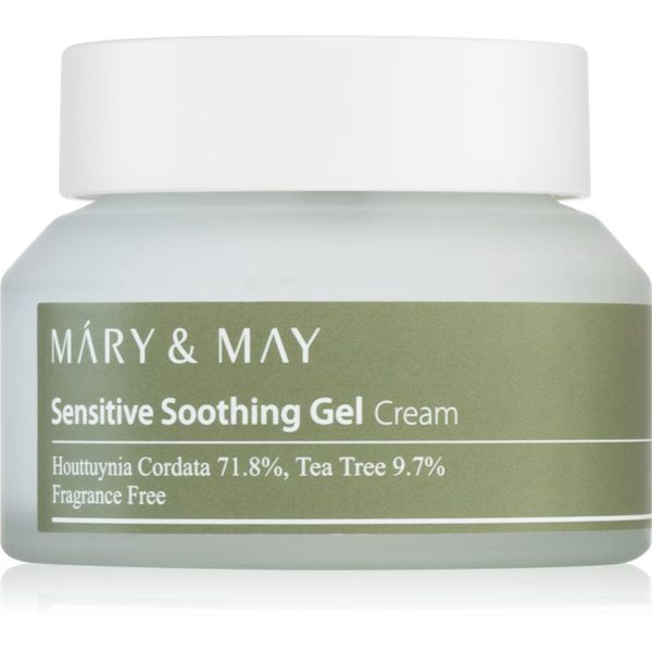 MARY & MAY MARY & MAY Sensitive Soothing Gel Cream blaga hidratantna gel krema za smirenje i jačanje osjetljive kože lica 70 g
