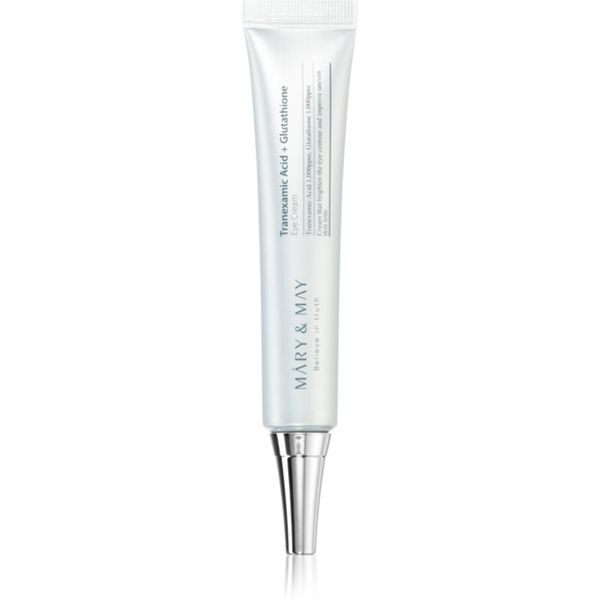 MARY & MAY MARY & MAY Tranexamic Acid + Glutathione Eye Cream anti-age krema za područje oko očiju za redukciju oticanja i crnih krugova 30 g