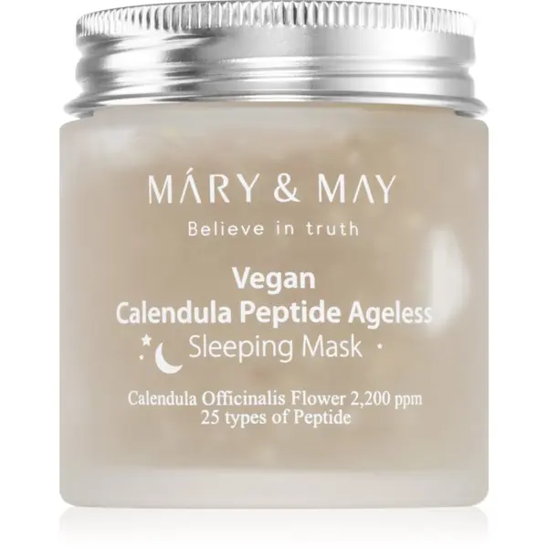 Mary&May Mary&May Calendula Peptide Ageless Sleeping Mask umirujuća noćna maska s učinkom protiv bora 110 g